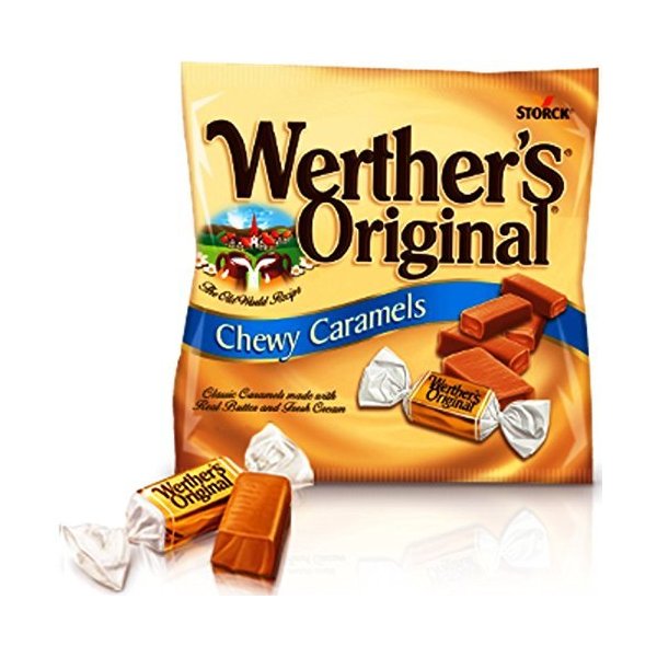 Werthers Original Chewy Caramels 2.4 Oz (Pack of 4)