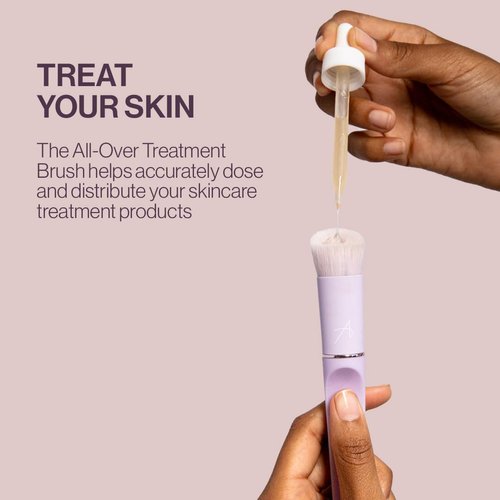 Anisa Beauty All-Over Treatment Brush | Multi-Use Face Skincare Brush for Even Product Application | Soft fibers for Oils and Serums | Ideal for All Skin Types