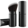 Falliny Retractable Kabuki Makeup Brush, Angled Travel Powder Blush Brush Foundation Makeup Brush with Cover for Blush, Sunscreen,Bronzer, Buffing, Concealer,Highlighter, Powder Cosmetics