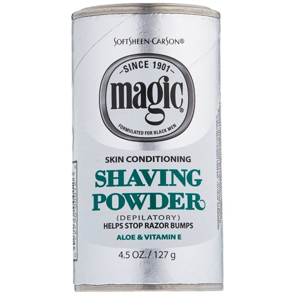 Magic Platinum Shaving Powder 4.5oz. Skin Conditioning (2 Pack)