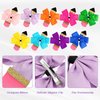 Tigeen 9 Pcs Pencil Girls Hair Bow 4.9 Inch Back to School Hair Bow Ponytail Holder Hair Clips School Bow Alligator Clip Grosgrain Ribbon for Babies Toddler Teen Gift Kindergarten, 9 Colors
