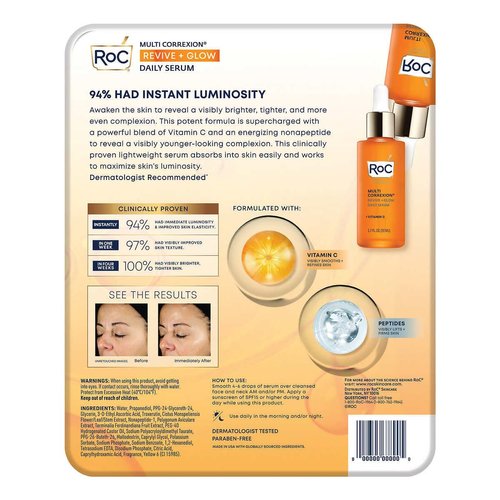 Roc Revive and Glow Vitamin C Serum, 1.7 Ounce (Pack of 2)