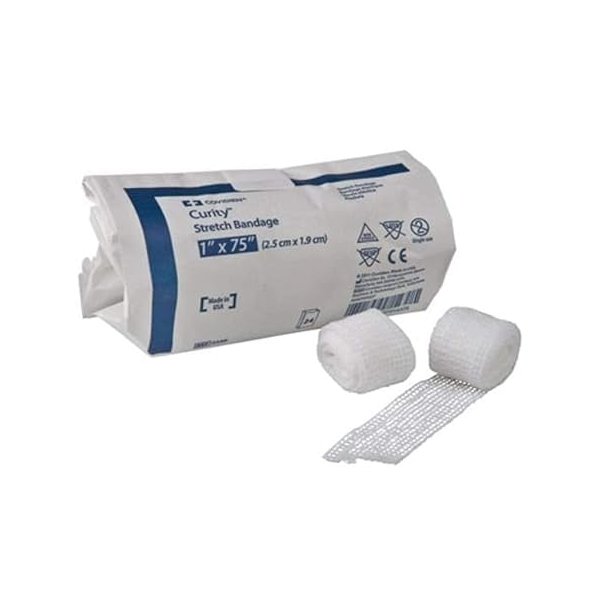 Cardinal Health Conforming Stretch Gauze Bandage 4" X 75", Nonsterile, Latex-Free Replaces Zg441Ns (12/Box)