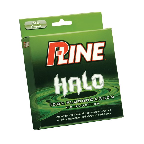 P-Line Halo Co-Fluoride Fluorocarbon Mist Green Fishing Line (200-Yard, 10-Pound)