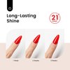 beetles Gel Polish 2Pcs 15ml No Wipe Top Coat High Gloss Shiny Long-Lasting Clear Gel Top Coat, Soak Off Nail Lamp Nail Gel, Home DIY Professional Manicure and Nail Salon