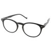 Wise Eyewear High Magnification Power Strong Reading Glasses Readers +4.00 to +6.00 (Black, 5.00)