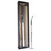 Nanshy Precise Bent Eye Liner Brush - Thin Angled Eyeliner Brush with Small Fine Point Tip for Dry or Gel Eyeliner Application - Angle Eye Makeup Brush Tool - Vegan & Cruelty-Free - White