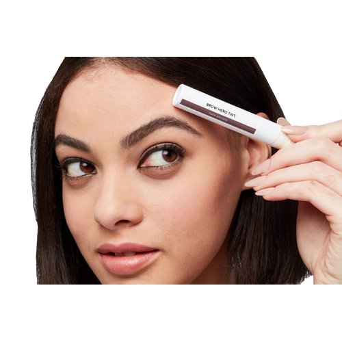 Arches & Halos Brow Hero Tint Kit - With Brow Tint, Angled Brush and Clear Brow Gel - For Long-lasting, Naturally Tinted, Pigmented Brow Color - Vegan and Cruelty Free - Dark Brown