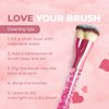 Blending Liquid Makeup Foundation Brush - Kabuki Contour Brush, Face Buffing Brush With Pro Quality Synthetic Dense Bristles For Stippling Mineral Cream, Powder, Blush
