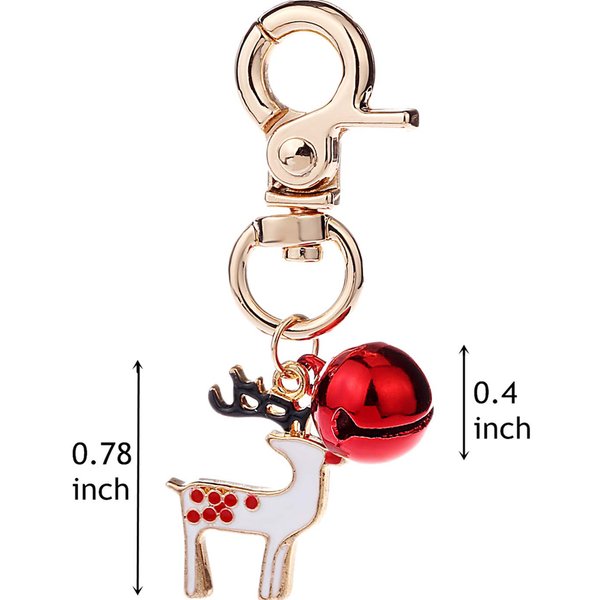 BoomBone Dog Collar Charms Christmas Pet Pendants for Cat Collars with Bell