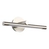 JUSHENG Modern Bathroom Vanity Light Fixtures Brushed Nickel Indoor LED Wall Sconce Lamps Over Mirror Lighting 16.54" Inch Cool White 6000K 7W 110V AC