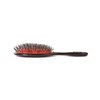 Elite Series | Shine & Condition Pet Brush | Ultra-Premium Natural Bristle & Nylon Pin | High Polish Acrylic Handle | Junior Oval | Black Finish | Model EJR