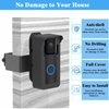 Anti-Theft Blink Doorbell Mount, Adjustable Angle Mount Kit (up to 110 Degrees Tilt) for Blink Video Doorbell, No-Drill Mounting Bracket Cover for Most Video Doorbells, for Home Apartments Office Use