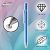 BoxWave Stylus Pen Compatible with PWR4GTR Digital Signage Display 55 Inch - FineTouch Capacitive Stylus, Super Precise Stylus Pen - Lunar Blue