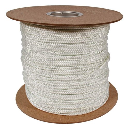 Golberg Diamond Braid Nylon Rope – 100% Nylon Utility Cord – Ideal for Camping, Outdoors, Boating, and Everyday Use – Made in The USA (1/8 inch x 100 Feet)