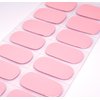 LIFOOST Gloss Gel Nail Strips Solid Pink Fully Cured Nail Polish Stickers Long Lasting Gel Nail Wraps Free Nail Lamp Light Chip Resistant