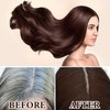 BKPPLZP Natural Brown Hair Dye Shampoo for Women Magic Instant 3 in 1 Hair Color Shampoo,Nourshing Brown Shampoo Colors Long Lasting Highly Coverage Brown Hair Dye in Minutes-100ml