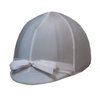Equestrian Riding Helmet Cover - White