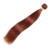 Reddish Brown Straight Bundles Human Hair Auburn Bundles Color 33 Human Hair Bundles Double Weft Remy Hair Extensions Wet and Wavy Bundles Silky and Soft for Black Women 24 26 28 Inch