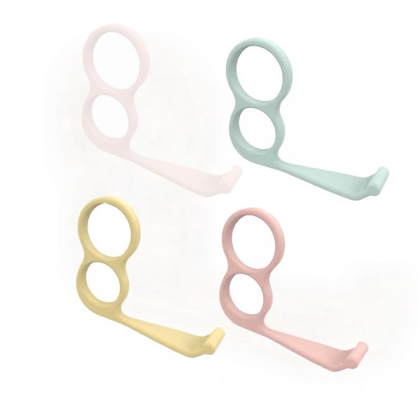 4Pieces Phone Back Grips (Easy to Hold The Phone), Colorful Finger Phone Stand Foldable Finger Holder Cute Cellphone Grip for Most Smartphones