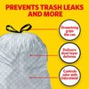 Glad OdorShield Tall Kitchen Drawstring Trash Bags - Febreze Lemon Scent - 13 Gallon - Pack of 40 (Packaging May Vary)