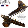 Camila Paris CP2623 French Hair Clip for Women, Narrow, Strong Hold Grip Double Teeth Girls Hair Claw Clips Jaw, Fashion Durable Styling Hair Accessories for Women, Made in France