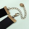 Xerling Black Gothic Wrap Choker Rose Flower Cross Pendant Necklaces Boho Chains Choker Necklaces for Women Vintage Costume Necklaces