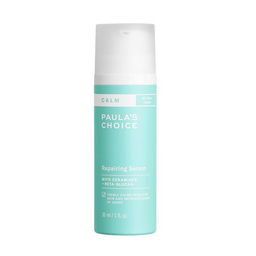 Paula’s Choice CALM Repairing Serum for Sensitive Skin, Calms + Soothes Redness, Lightweight Hydration with Hyaluronic Acid for All Skin Types, 1 Fl Oz