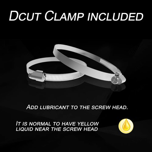 TEAIERXY 4 Inch 8ft Dryer Vent Hose,Flexible Insulated Air Ducting,Vent Hose PVC Aluminum Foil with 2 Clamps for HVAC Ventilation(Grey)