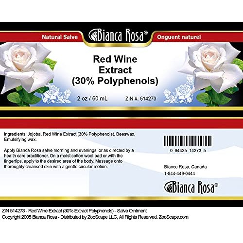 Bianca Rosa Red Wine Extract (30% Polyphenols) - Salve Ointment (2 oz, ZIN: 514273) - 3 Pack