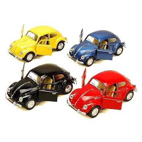 KiNSMART 1967 Volkswagen Classic Beetle 5inch 1:32Scale Die Cast Metal Model Toy Cars SetOf4