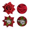 Topbuti 8 Pcs Rose Hair Clip Flower Hairpin Rose Brooch Floral Clips, 2.75" Rose Flowers Mexican Hair Flowers Pin up Headpieces for Woman Girl Halloween Wedding Party Valentine Mother's Day Gift (Red)