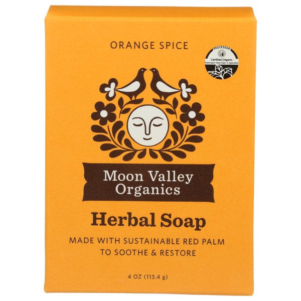 MOON VALLEY ORGANICS Orange Spice Soap, 4 OZ