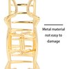 Hair Claw Clips, Metal Strong Hold NonSlip Cat Shape Jaw Clips Hair Holder for Women (bright gold)