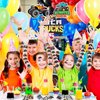 YYMYMGJ Monster Truck Party Favors 24 Pcs Monster Truck Slap Bracelets 80 Pcs Monster Truck Tattoos Monster Truck Birthdays Party Supplies Decorations Gifts for Kids Boys Classroom Rewards