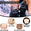 3mm Tattoo Fake Skins - YONGDA 5pcs Blank Tattoo Skins Practice 7.5 * 5.6 inches Double Sides Tattoo Practice Skin Fake Tattoo Soft Skin for Beginners and Artists