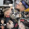 TRU BARBER HAIR GRIPPERS ® BUNDLE PACK 6 PCS for Men and Women - Salon and Barber, Hair Clips for Styling, Hair holder Grips (Black)