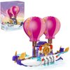 COGO MAN Fairy Girls Magic Cruise Ship Building Sets 358 Pieces Princess Magic Boat Model with hot air Balloon Building Kit Christmas Birthday Gift for Kids Girls Age 6-12