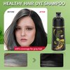 DMXYMOGO Magic Hair Dye Shampoo, 3 In 1 Hair Color Shampoo ，Natural Ingredients Shampoo Black Hair Dye For Women & Men - Hair In Minutes-Long Lasting- 100% Gray Hair Coverage - Ammonia-Free - 500 Ml