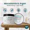 Shay Natural Macadamia & Argan Oil Hair Mask | Deep Conditioner, Hydrates & Moisturizes | For Color Treated, Dry & Damaged Hair | Easily Comb Through Hair| Paraben & Sulfate Free