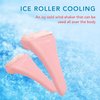 Dr.roller Ice Roller for Face and Eye Freeze Massager, Face Ice Roller, Facial Roller Skin Care Tool for Reduce Pain Relief and Minor Injury, Relieve Puffiness (Silicone Pink)
