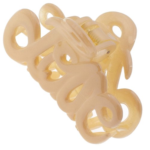 Camila Paris CP3045 French Hair Clip for Women, 2 inch Girls Hair Claw Clips Jaw Ivory Fashion Durable and Styling Hair Accessories for Women, Strong Hold No Slip Grip, Made in France