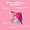 Intimina Lily Cup Size A - Ultra-Soft Menstrual Cup, Reusable Period Protection, Thin Menstrual Cup for up to 8 Hours, Medical-Grade Silicone Women’s Period Care