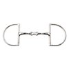 Korsteel JP Stainless Steel French Link Hunter Dee Ring Snaffle Bit, 4.75"