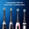 Oral-B iO Gentle Care Replacement Heads, Electric Toothbrush Brush Heads, Black, 4 Count