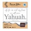 As For Me And My House We Will Serve Yahuah Reusable Stencil, Paint Your Own Sign, Bible Verse Home Decor, Joshua 25:15 Scripture (27"x15.6")