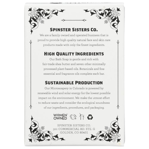 SPINSTER SISTERS CO Lemongrass Sage Bar Soap, 4.5 OZ