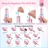SAVILAND Portable Nail Drill Professional: 2024 Digital Pro E File | 35000 RPM Electric Cordless Fast Remover Anti-Shaking | Manicurist Nail Salon Superior Compactible for Acrylic Nails