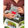 The Tooth Brigade Book and Tooth Fairy Pillow Bundle, Interactive Set Includes 8" Plush Toy with Lost Tooth Pocket and The Tooth Fairy's Best Day Ever! Hardcover Book (Gizmo Cat Bundle)