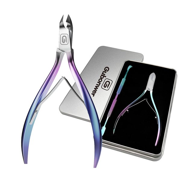 Cuticle Trimmer 3/4 Jaw Extremely Sharp Cuticle Nippers Scissors Stainless Steel Clippers Cutter Remover Pedicure Manicure Nail Tool, cuticle pusher, nail cuticle trimmer professional cuticle cutter